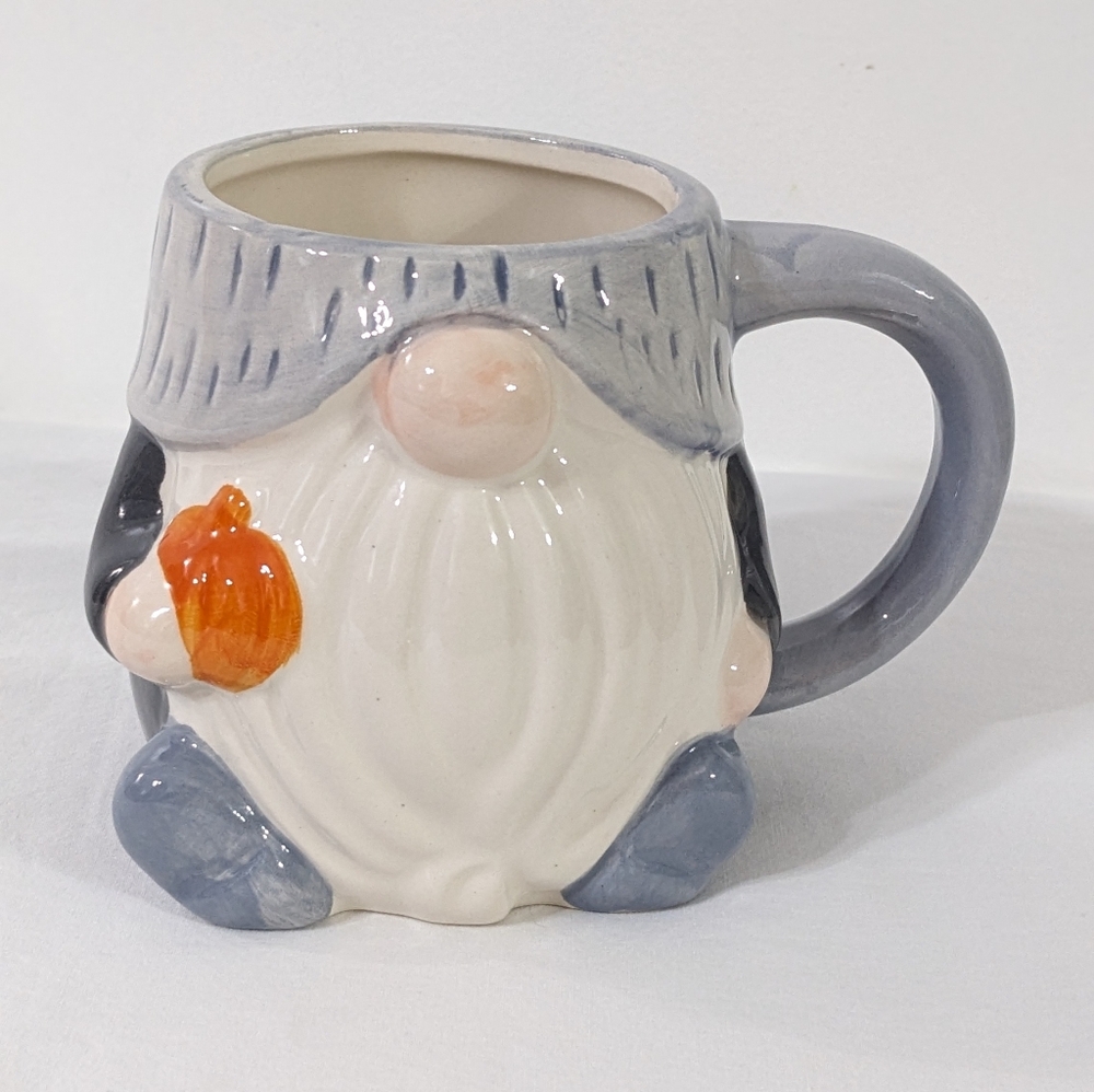 NEW Cute Gnome Fall Pumpkin Ceramic Mug